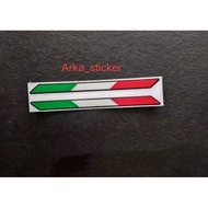 ITALY FLAG STICKER CUTTING STICKER SIZE 5X10cm