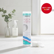 100 Soft, Dual-Face Cotton Pads, Perfect for Wet or Dry Skincare Routines  100 Keping Pad Kapas Lemb