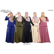 HASNURI BLAUSE & SKIRT BUNGA RAYA (VOL 2) 🌺 SKIRT KEMBANG PAYUNG BERPOKET🌺 BAJU KURUNG MODEN