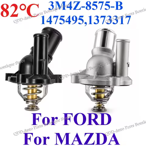 82℃ Plastic Aluminium 3M4Z-8575-B 1475495 1373317 For FORD MONDEO KUGA II MAZDA Engine Coolant Therm