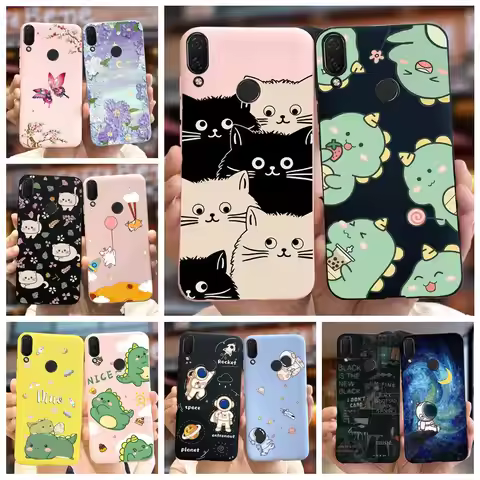 For Huawei Nova 3i Case Lovely Cartoon Painted Cover Soft Silicone Phone Case For Huawei P Smart Plu