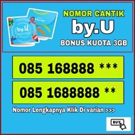 Nomor cantik by.u - Nomor Super - kartu perdana - Sim card - by.u - Telkomsel prabayar