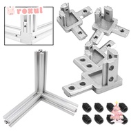 ROXUL Bracket Connector Silver 2020 3030 4040 Series Slot Aluminum Extrusion Profile 3-Way