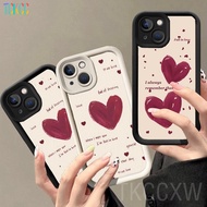 Love Heart Pattern Couple Phone Case For OPPO A3S A5 AX5 A5S AX5S A7 AX7 A12 A12e A8 A31 A5 A9 2020 F9 Pro F11 Straight Edge Design Soft Cover