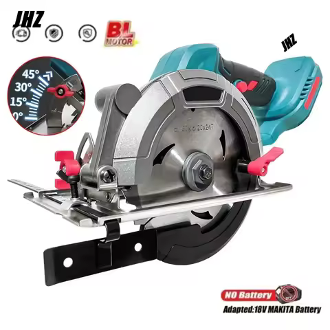 6 Inch Brushless Circular Saw Compact Electric Saw Wood Metal Ceramic Tiles Cutter Power Tool for Ma