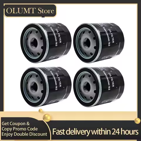 2 / 4 Pcs Motorcycle Oil Cleaner Filter For BMW K1200LT K100 K100LT K100RT 1000 K75C K75S K75T K100R