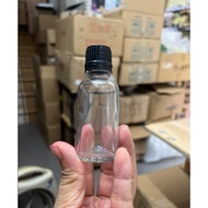 Combo of 12 glass bottles containing Ginger Shot 30ml -50ml with plastic caps for ginger shot, essen