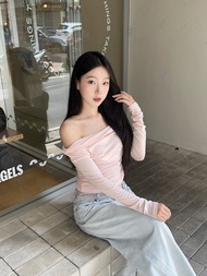 SEOULCUTE Claire Top - Off Shoulder