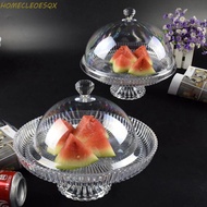 HOMECLEOESQX Sampling Tray High Feet Dustproof Food Preservation Exhibition Food Afternoon Tea Trans