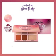 Promo Marina glow ready eyeshadow face pallete Limited