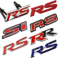 適用于本田RS改裝SI中網車標金屬運動高性能個性車貼裝飾貼劃痕貼