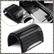 [L W H Y] Car Center Console Cup Holder Roller Blind C2D60258 for  XJ XJR 2010-2019 Armrest Box Roll