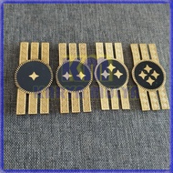 POLRI Lapel Badge - Monogram Pin, POLRI PNS Rank Badge - Karya Mulya