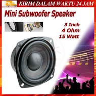 Mini Subwoofer Speaker 3 Inch 4 Ohm 15W Full Bass Subwoofer Speaker HIFI Low Bass Speker