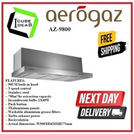 Aerogaz AZ-9800 90cm Power Hood| Local Singapore Warranty | Express Free Home Delivery