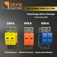 SEFIE AC Surge Protector 2P SPD Type 2 275V 20kA 40kA 60kA Lightning Protection Device