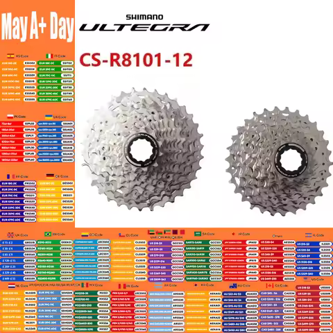 SHIMANO ULTEGRA CS-R8101-12 12s R8100 Bicycle Cassette HYPERGLIDE+ Freewheel K7 For Road Bike 11-30T