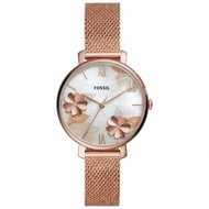 Fossil Women's Quartz Stainless Steel Mesh Three-Hand Watch Stainless Steel Case/Glass Mirror ES4534