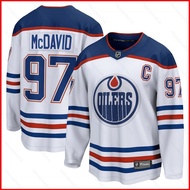 SY5 NHL Edmonton Oilers Jersey McDavid Tshirts Long Sleeve Fans Sports Tops Plus Size  YS5
