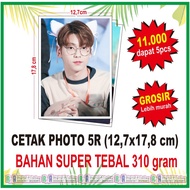 5r Photo Print (17,8x12,7cm) contains 5 thick photos