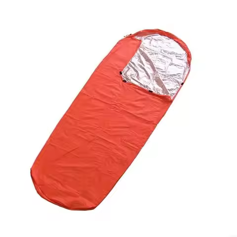 G6DE Thermal Survival Bivvy Sacks for Camping Outdoor, Emergency Thermal Blanket Survival Sleep Bag,