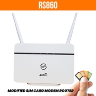 ⚡Free Shipping 🇲🇾⚡Modified 4G Modem Router RS860 Bypass Hotspot Unlimited Internet Sim Router High Speed Internet