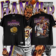 COURTZONE APPAREL LEBRON AKRON HAMMER GRAPHIC COTTON TSHIRT FOR MEN