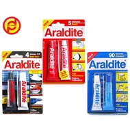 Araldite Epoxy Glue, Rapid (5 Minutes), Rapid Steel (4 Minutes), Standard (90 Minutes)