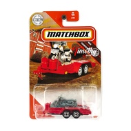 MERAH Matchbox MBX Cycle Trailer Red Motorcycle Truck Diecast