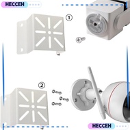 HECCEH Corner Mounting Bracket, Wall-mounted White Outdoor Wall Bracket, Outdoor Use Metal Camera Su