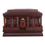 Fu Anxiang Urn Box Solid Wood Ebony Male Female Longevity Box Log Small Coffin Funeral Supplies 3.9