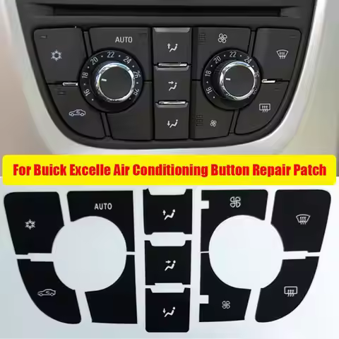 1PCS For Opel Astra J Radio Button Sticker For Vauxhall Holden Astra Repair Decal Dashboard Fixing C