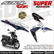 Soul GT 115 Stickers Anti-Fade Cool Soul GT 115 Striping Yamaha Soul GT 115 William Team