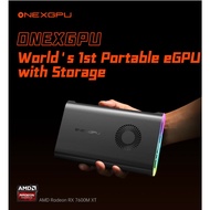 Onexplayer ONEXGPU 330W RX 7600M XT Mobile Portable Graphics card w Storage 100W charge oculink EGPU