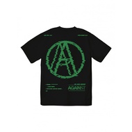 Baju t-shirt lelaki MensAGAINST LAB ASCII TEEfor Daily Wear