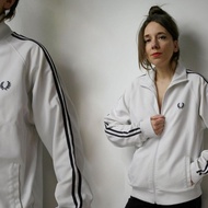 Vintage Freed Perry Tracktop White Color Premium _ Men's Fashion Jacket Wanita Original