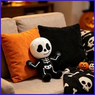 Spooky Plush Decorative Cartoon Spooky Soft Halloween Decor Gothic Doll Skeleton Pillow for Home Liv