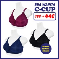 BRA WANITA CWQA28# [C-CUP] NON-WIRED BRA/ BAJU DALAM SPAN EXTRA/ WOMEN BRASSIERE LINGERIE INNERWEAR/