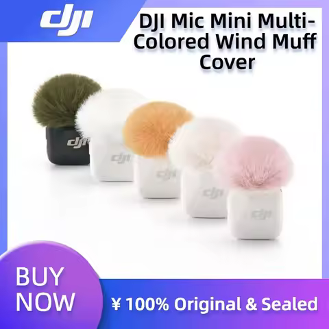 DJI Mic Mini Multi-Color Windshield Wind Muff Cover, Soft Foam Windscreen for Wireless Microphone