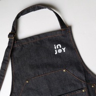 餐廳 咖啡廳 工作室 掛脖式 單寧牛仔布 工作圍裙 可加購刻字