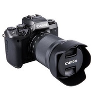 鏡頭遮光罩JJC適用佳能EF-M18-150mm遮光罩eos r7 M6M200M50二代相機鏡頭m5