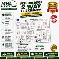 PCB Crossover 2 Way Frequency Slope 12 db / Oct