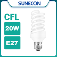 新而光 - S20 慳電膽(螺旋型燈膽) 20W E27大螺頭 白光6400K (S20E27D)