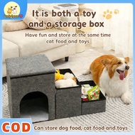 Pet Climbing Ladder Foldable Storage Steps Dog Stairs Climbing High Anti Slip Cat Dog Sofa Ladder