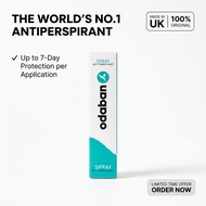 [100% Original] Odaban Antitranspirant Spray 30ml (Made in UK) 7-Day Protection for Excessive Sweati