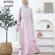 Prisha Dress | Gamis Motif | Bahan armani silk