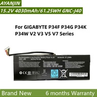 GNC-J40 961TA013F Laptop battery For GIGABYTE P34F P34G P34K P34W V2 V3 V5 V7 Series