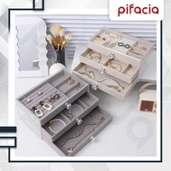 PIFACIA Accessories Box 3 Tier Drawer Cover Acrylic Transparent Women's Jewelry Storage