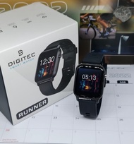 jam tangan digitec smartwatch runner original wanita - hitam 34mm