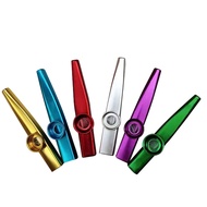 Metal Kazoos Musical Instruments Aluminum Alloy Kazoo for Kids Mini Kazoo with Kazoo Membrane for Pa